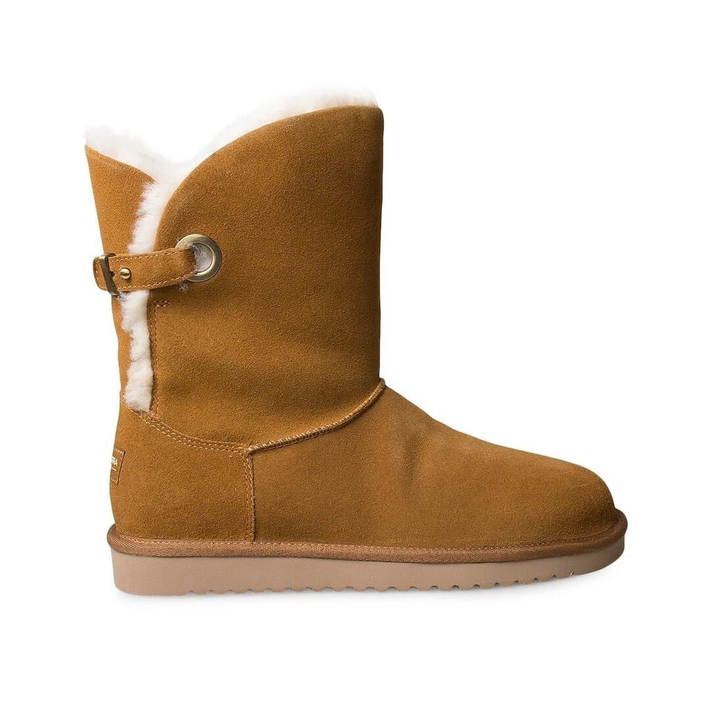 Koolaburra Chestnut Suede Winter Boots